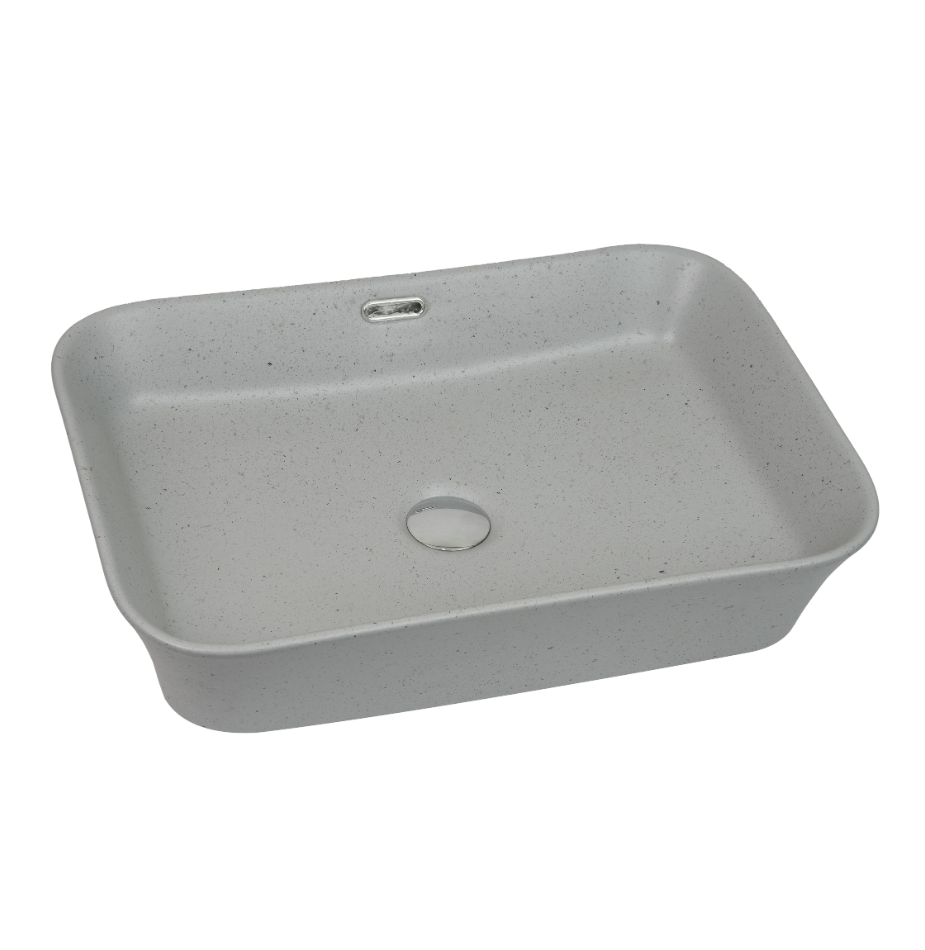 Grey Matte Rectangle