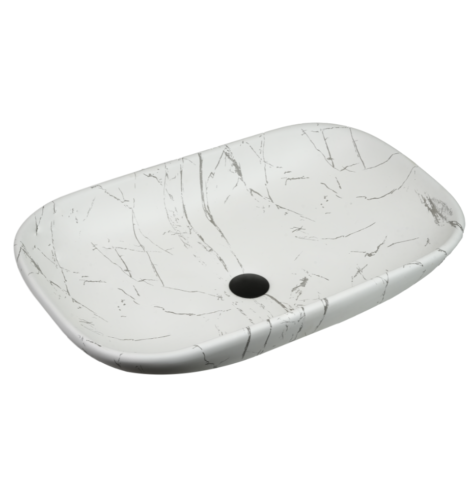 White Statuario Rectangle
