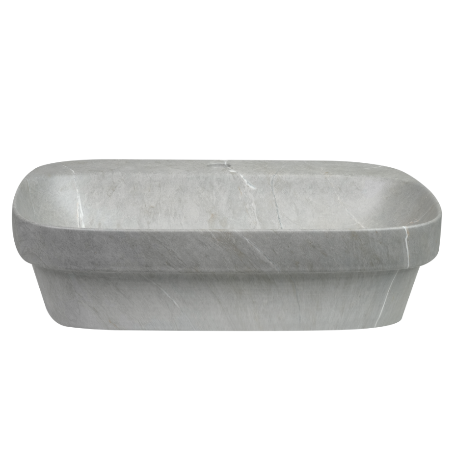 Grey Statuario Rectangle with Hole