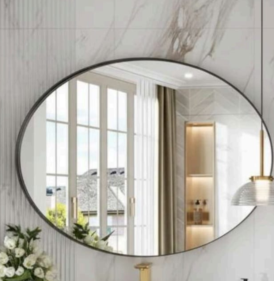 Ellipse Black Frame